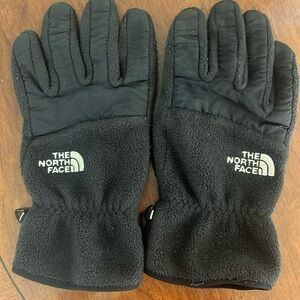 Mens North Face Black Fleece Gloves Size XL